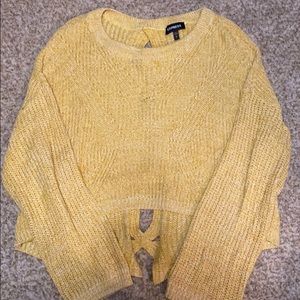 Yellow sweater